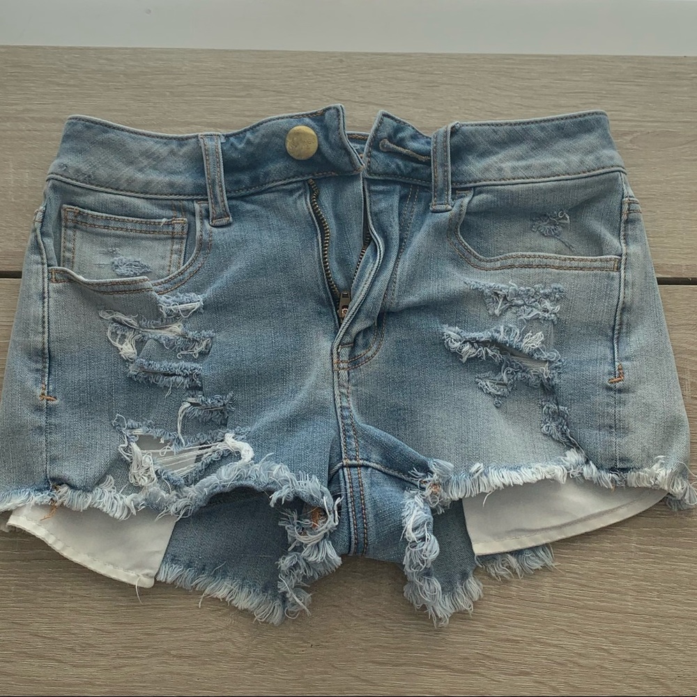 american eagle jean shorts